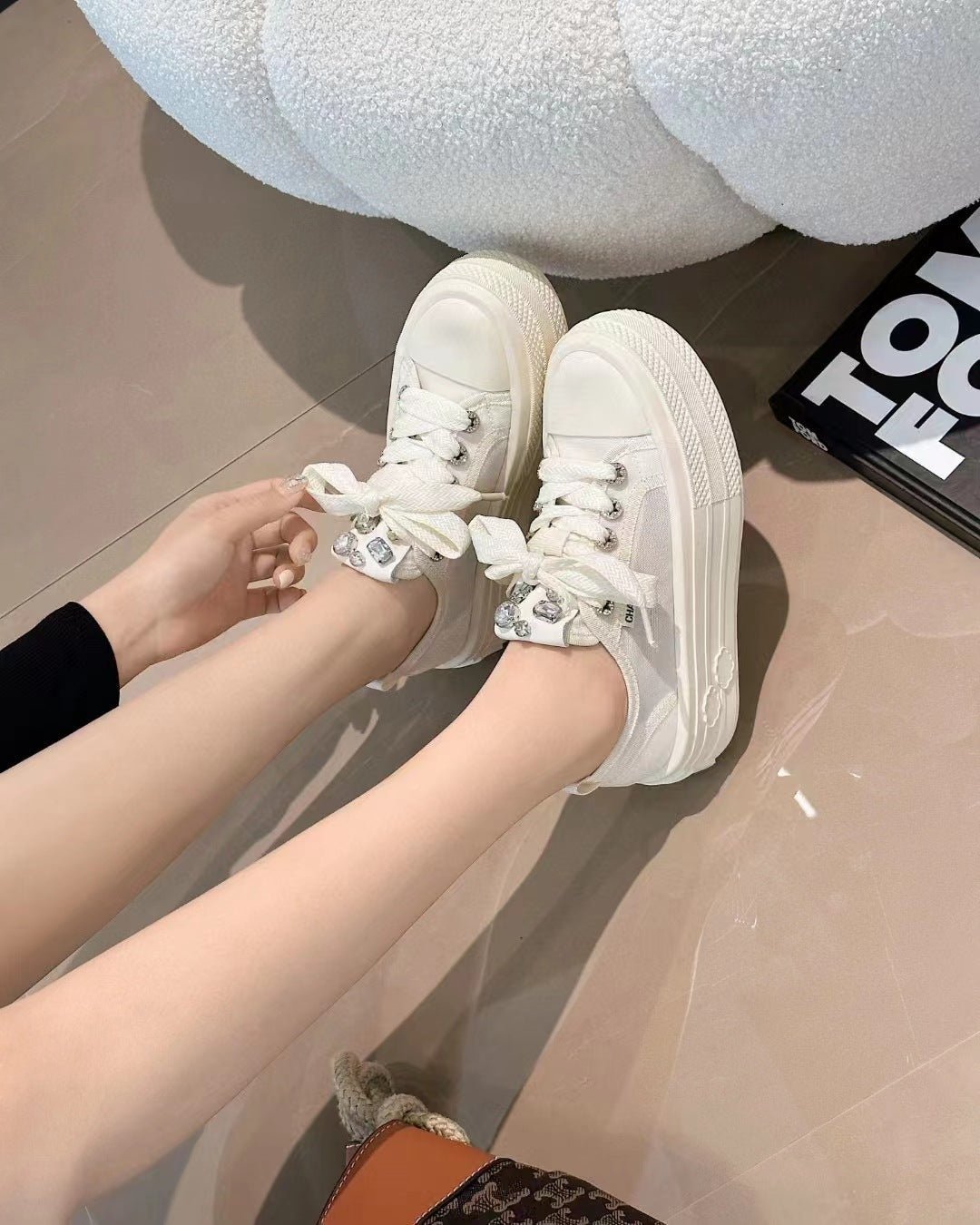 Lyra - Mesh Platform Sneakers voor Dames
