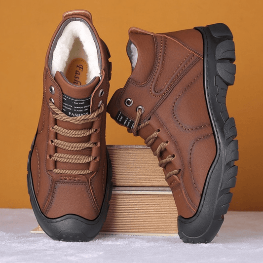 Evan - Stoere Gevoerde Winterboots Voor Heren