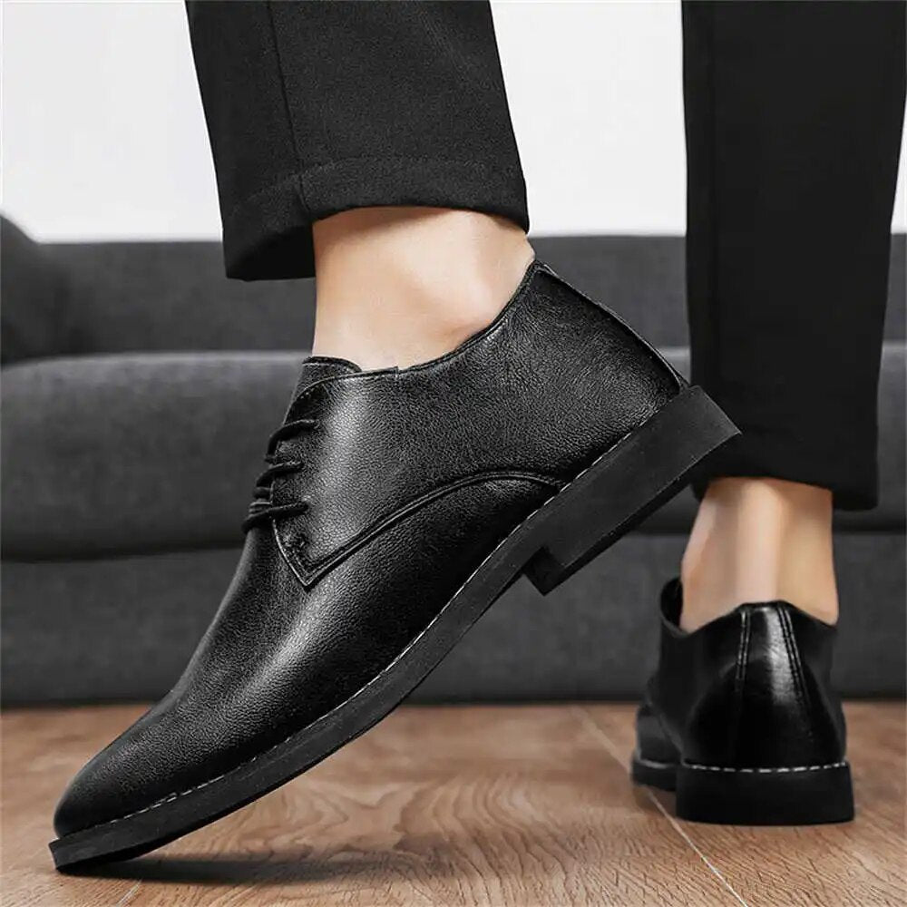 Lars – Casual Leren Oxford Schoenen Met Punt