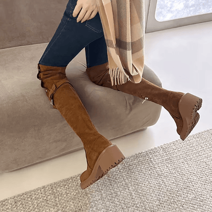 Mara - Chunky Zool Overknee Laarzen