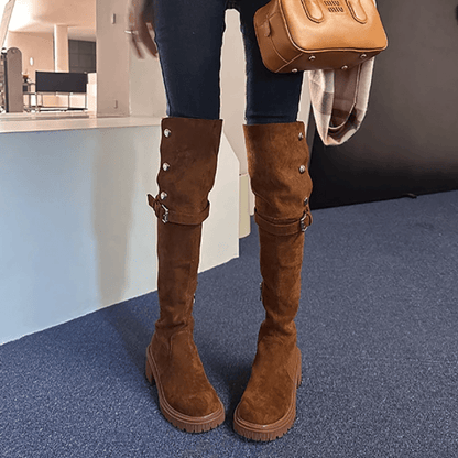 Mara - Chunky Zool Overknee Laarzen