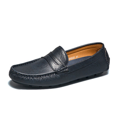 Oswin - Comfortabele Leren Loafer Reisschoenen