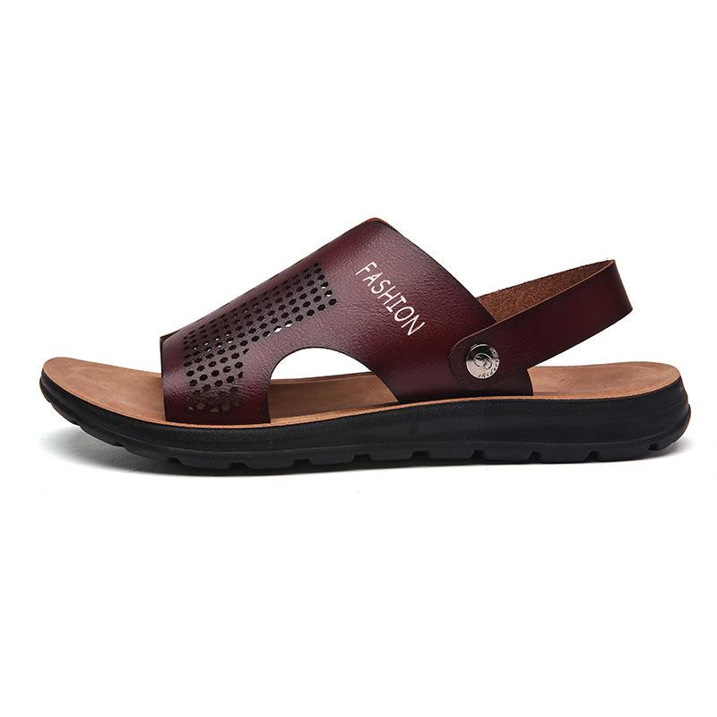 Benicio - Comfortabele Leren Strand Sandalen