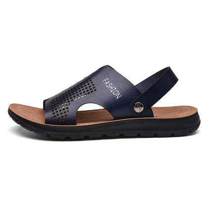 Benicio - Comfortabele Leren Strand Sandalen