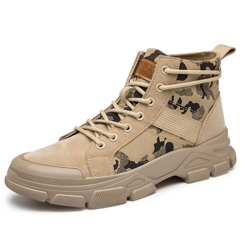 Yannick - Combat boots met vetersluiting