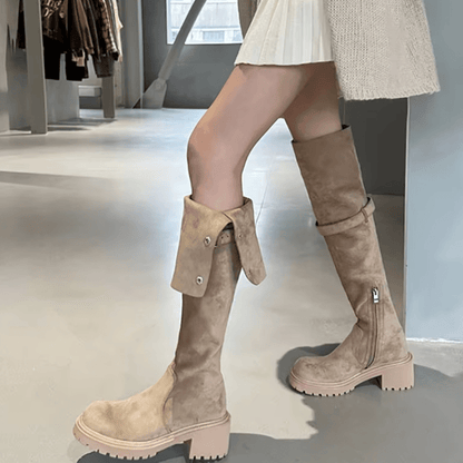 Mara - Chunky Zool Overknee Laarzen