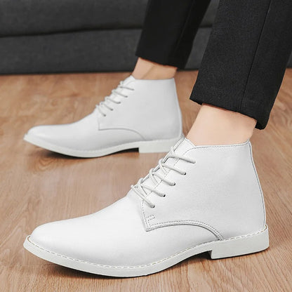 Lars – Casual Leren Oxford Schoenen Met Punt