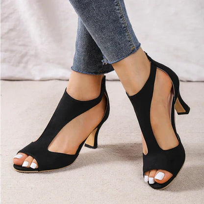 Mariska - Colorblock Sandalen met Hak