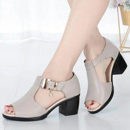 Karstina - Orthopedische Sandalen met Hak