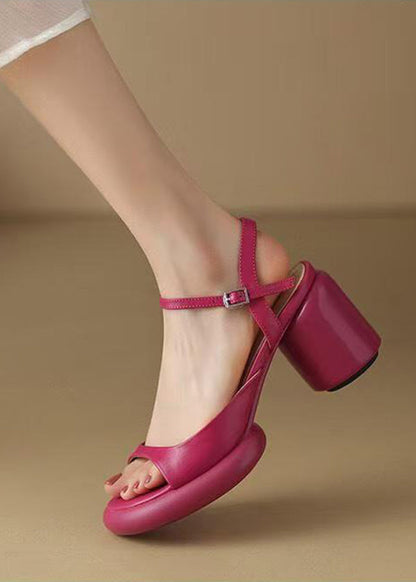 Antje - Luxe Elegante Chunky Slide Sandalen
