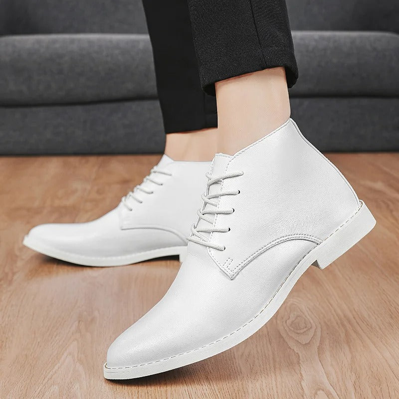 Lars – Casual Leren Oxford Schoenen Met Punt