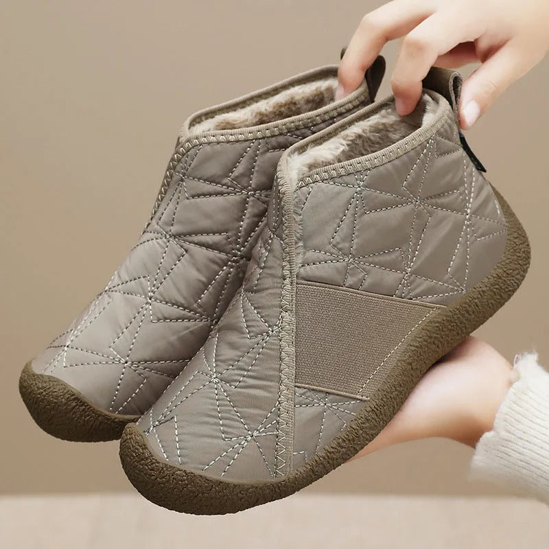 Michelle - Slip-On Sneaker Snowboots Met Voering