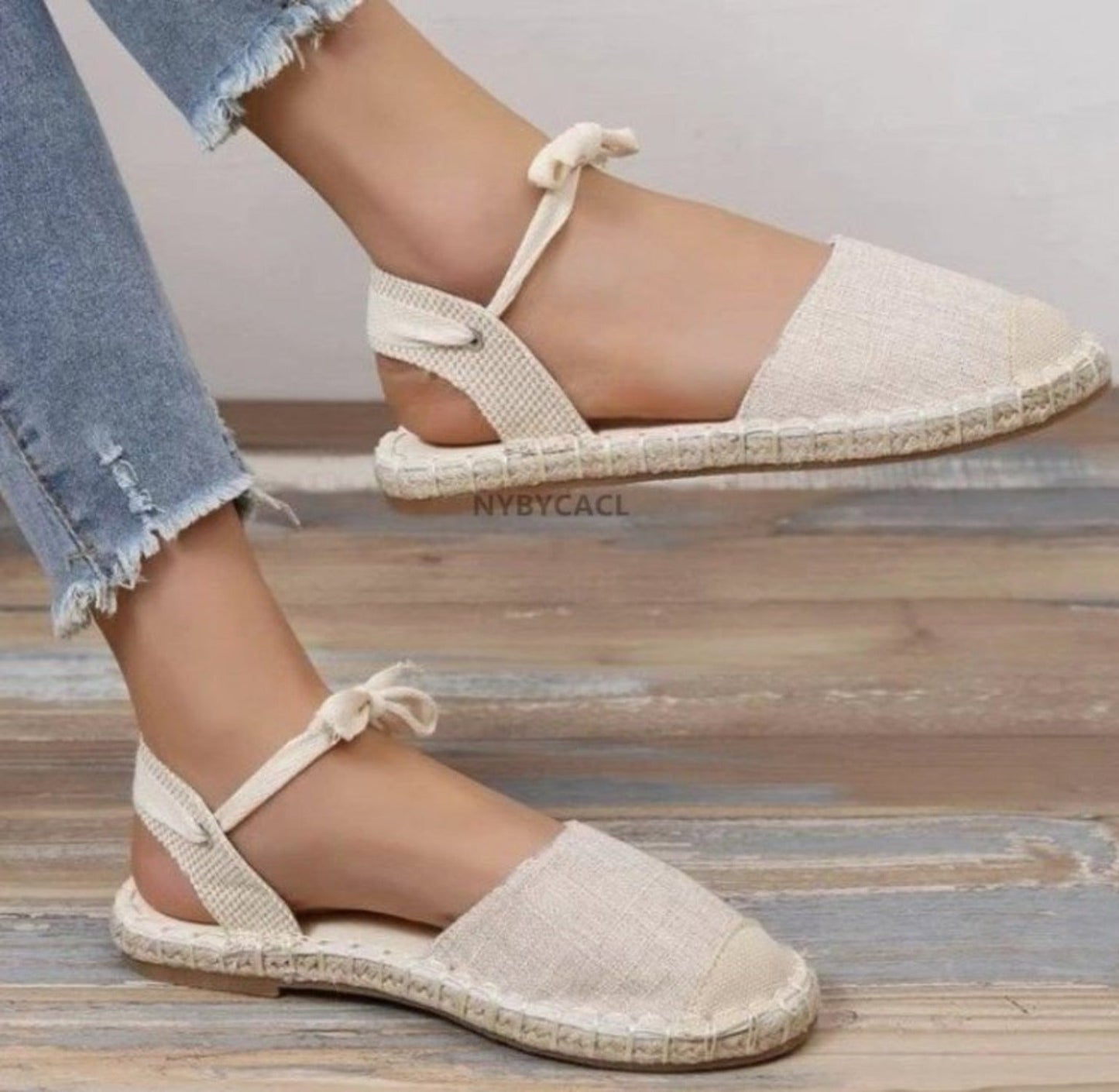 Fenrike - Platte Espadrilles van Hennep Touwstof