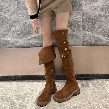 Mara - Chunky Zool Overknee Laarzen