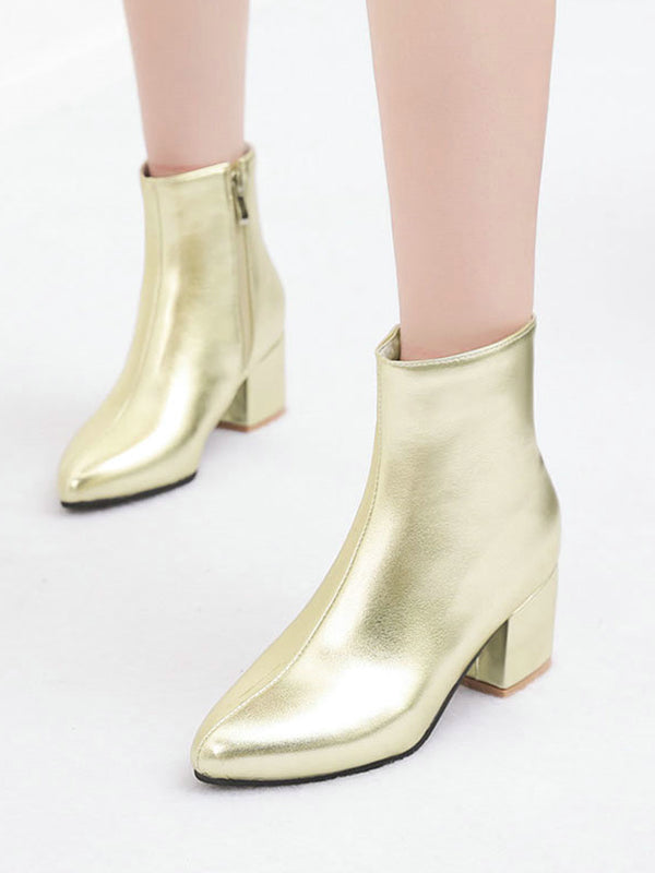 Daisy – Stijlvolle Glimmende Chelsea Boots