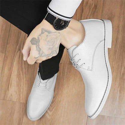 Lars – Casual Leren Oxford Schoenen Met Punt