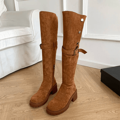 Mara - Chunky Zool Overknee Laarzen