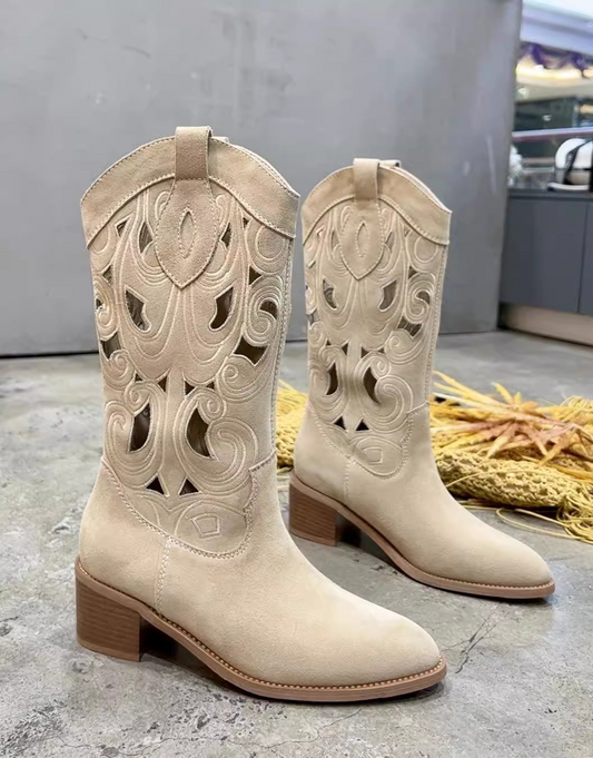 Elisa - Cowboylaarzen met Unieke Western Stijl