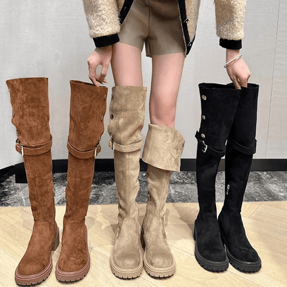 Mara - Chunky Zool Overknee Laarzen