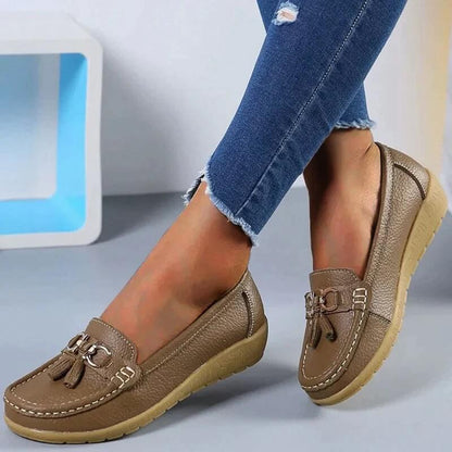 Mazie – Orthopedische Leren Loafers