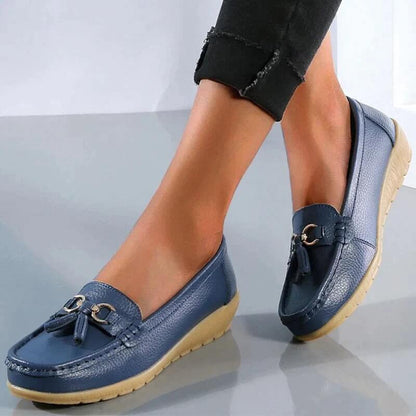 Mazie – Orthopedische Leren Loafers