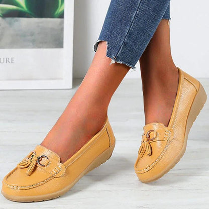 Mazie – Orthopedische Leren Loafers