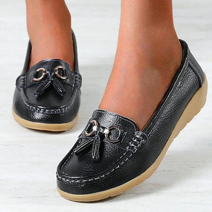 Mazie – Orthopedische Leren Loafers