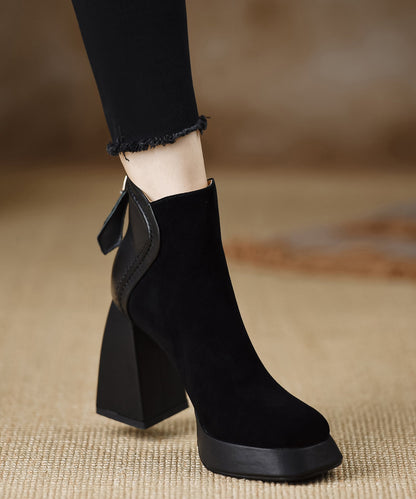 Marlijn - Tijdloze Elegante Dames Chunky Laarzen