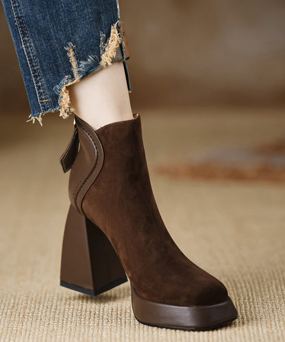 Marlijn - Tijdloze Elegante Dames Chunky Laarzen
