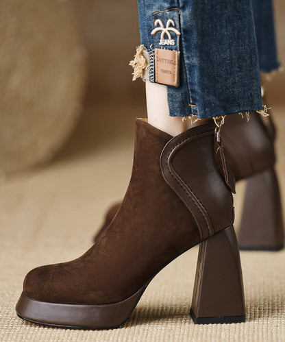 Marlijn - Tijdloze Elegante Dames Chunky Laarzen
