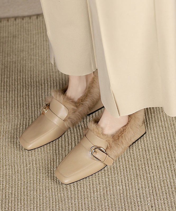 Elsbeth - Luxe Elegante Loafers met Wolvoering