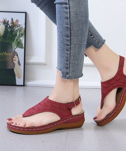 Ysabel - Elegante Stijlvolle Plateau Sandalen met Gesp