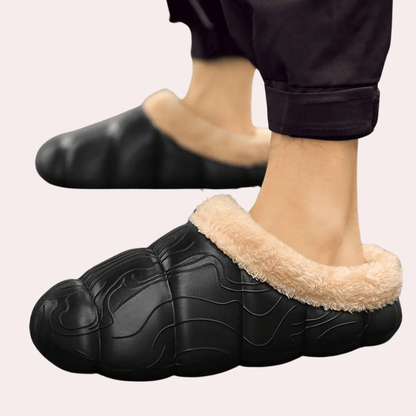 Allan – Levendige herenpantoffels met stijl