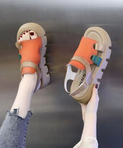 Marianneke - Plateau Sandalen met Open Teen Design