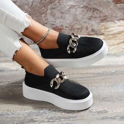 Francine - Kettingdetail Slip-On Sneakers