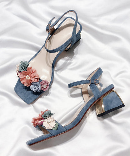 Everdiene - Elegante Bloemen  Hak Sandalen Peep Toe