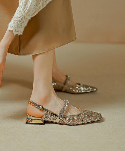 Diantha - Elegante Glitter Bruiloft Platte Schoenen