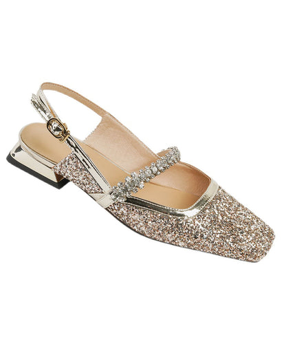 Diantha - Elegante Glitter Bruiloft Platte Schoenen