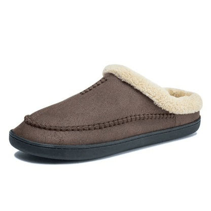 CloudSoft – Fleece gevoerde herenpantoffels voor binnen