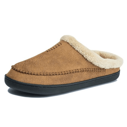 CloudSoft – Fleece gevoerde herenpantoffels voor binnen