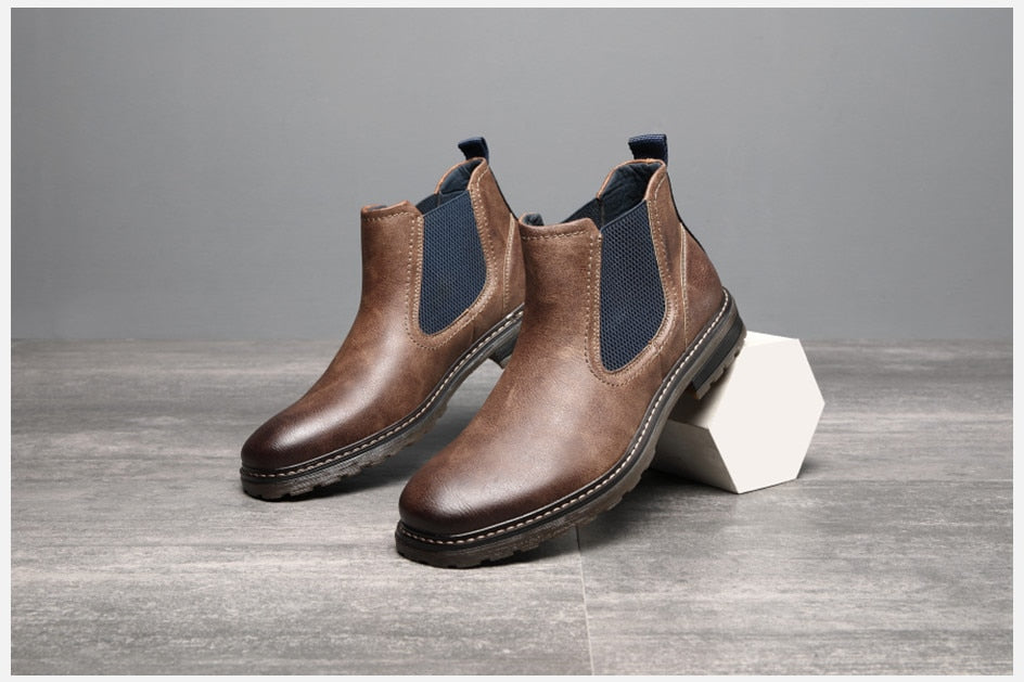 Mats - Handgemaakte Leren Chelsea Boots