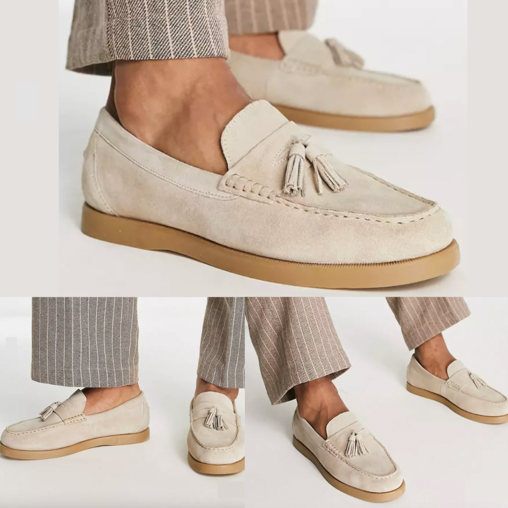 Stellan - Klassieke Elegante Suède Loafers