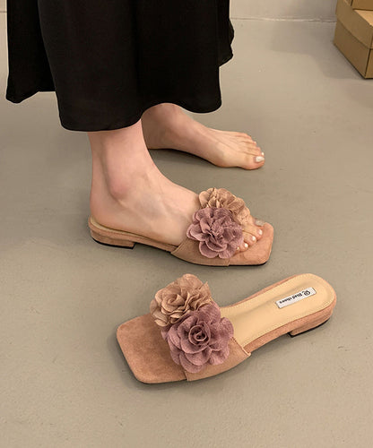 Sibille - Unieke Elegante Bloem Sandalen