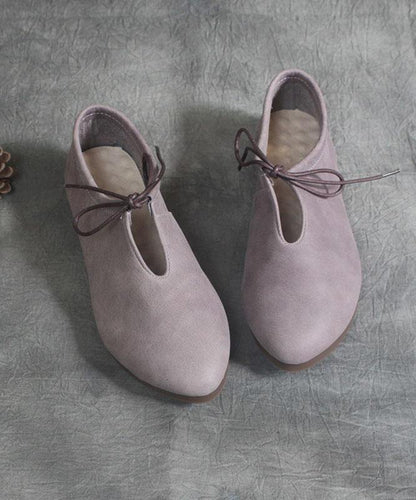 Eiber - Boho Leren Veterschoenen voor Dames