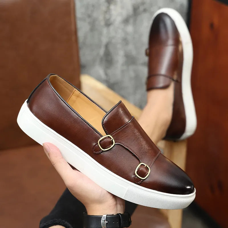 Pietro - Luxe Lederen Loafers Voor Heren