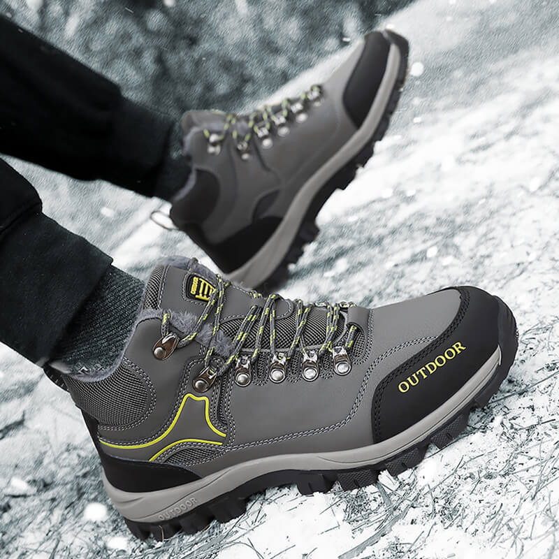 Outdoor Master - Gevoerde Warme Winter Heren Wandelschoenen