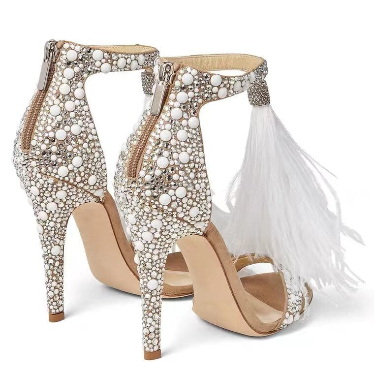 Lenore - Strass Kwastjes Stiletto's