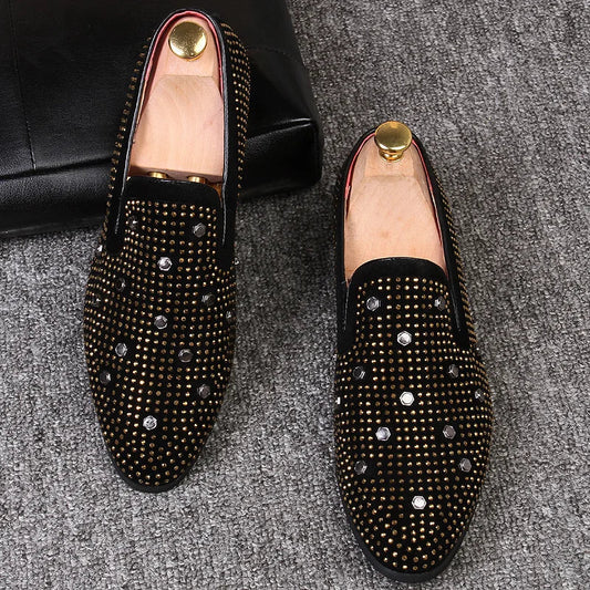 Leif - Luxe Slippers Met Nieten