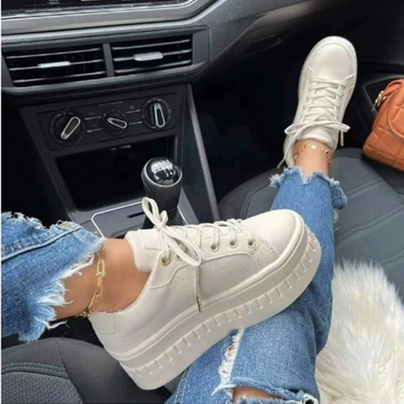 Nina – Stijlvolle Luxe Plateau Sneakers