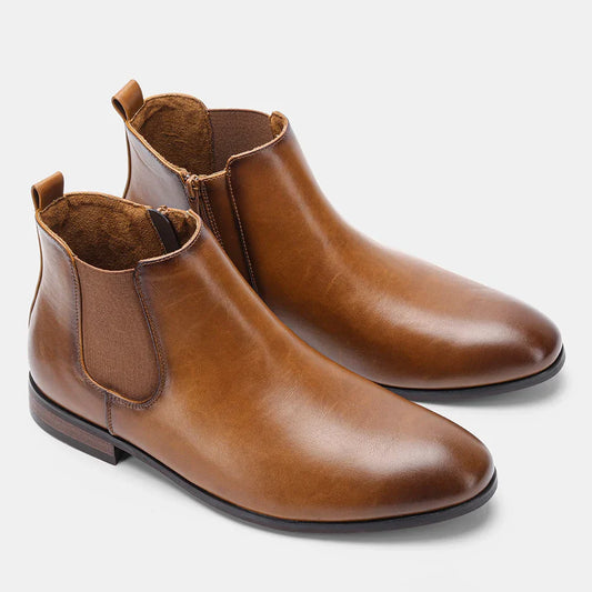 Sam - Leren Chelsea Boots Voor Heren Met Tijdloze Look